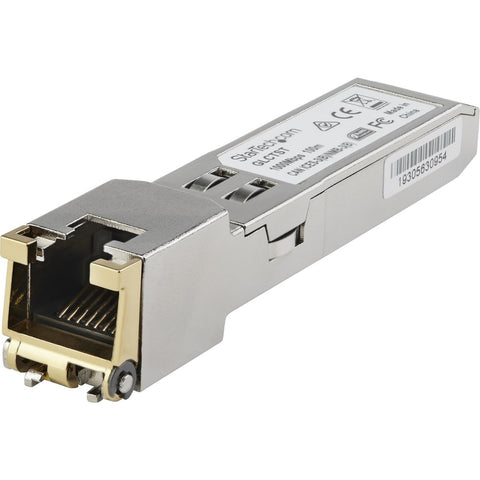 Startech Juniper Sfp-1ge-t Compatible Sfp - 1000base-t 1gbps - 1gbe Module - 1ge Gigabit