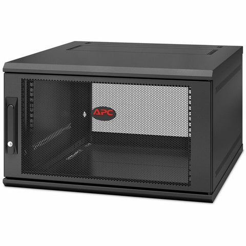 Apc By Schneider Electric Ar106sh6 - Black - Apc Netshelter 6u Wallmount Rack Enclosure Cabinet Single Hin