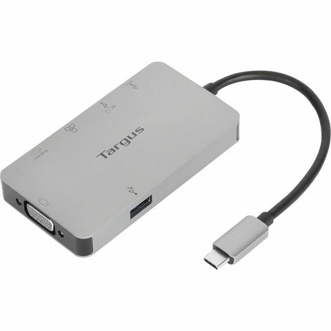 Targus Usb-c Dp Alt Mode Single Video 4k Hdmi/vga Docking Station W/ 100w Pd Pass-thru