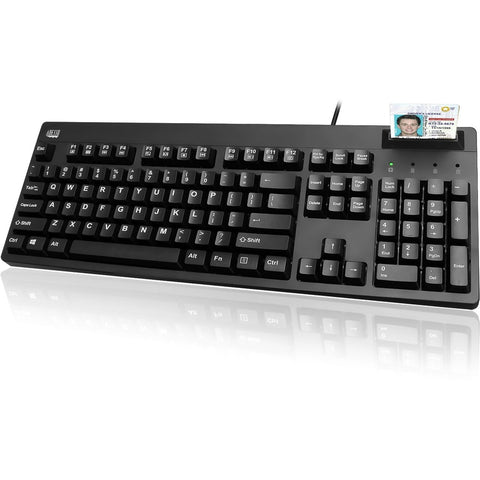 Adesso Innovation Inc Adesso Easytouch 630sb-taa  Smart Card Reader Keyboard (taa Compliant) - Brings