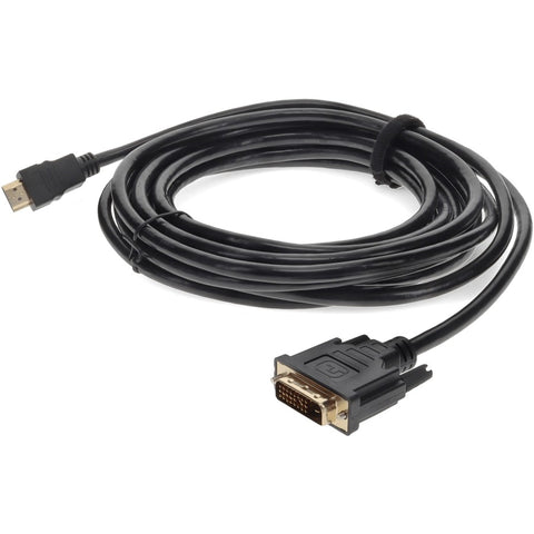 Add-on 12ft Hdmi/dvi-d M/m Black Adapter Cbl