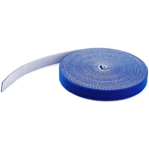 Startech 25ft Bulk Roll Of Blue Hook And Loop Tape 3/4in (19 Mm) Wide - Cut To Needed Len