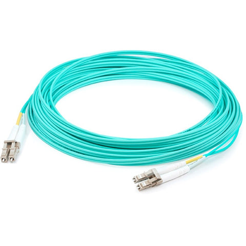 Add-on 18m Lc To Lc Aqua Om4 Duplex Ofnr (riser-rated) Fiber Patch Cable