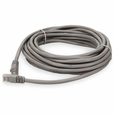 Add-on 20ft Gray Cat 6 Pvc Ethernet Cable Snagless Bubble Boot Rj-45 M/m
