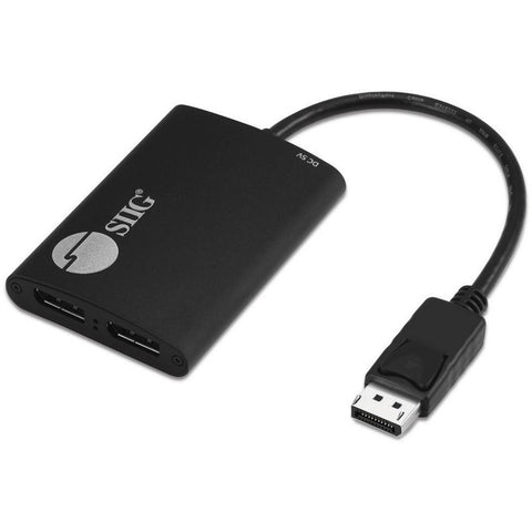 Siig, Inc. Dp To Dp Mst Hub,21.6gbps,dual Dp For 4k30hz,mirror/ Extend And Panoramic Video