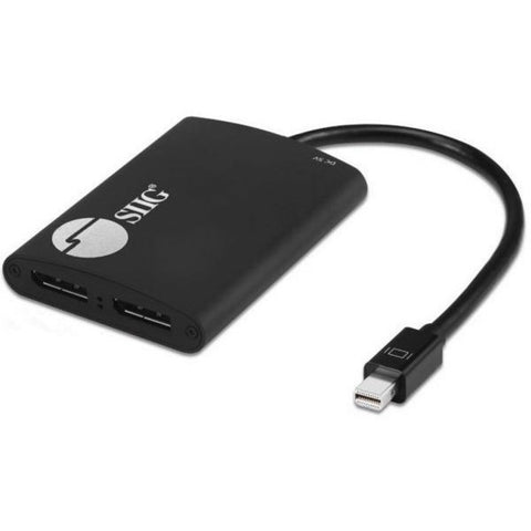 Siig, Inc. Mdp To Dp Mst Hub,21.6gbps Bandwidth,dual Dp For 4k30hz,mirror/ Extend And Panor