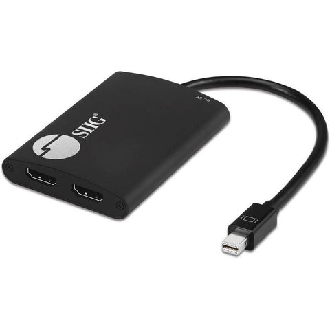 Siig, Inc. Mdp To Hdmi Mst Hub,21.6gbps,dual Hdmi For 4k30hz,mirror/ Extend And Panoramic V