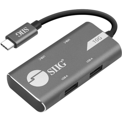 Siig, Inc. Adds Two Usb 3.1 Type-c And Two Usb 3.1 Type-a Data Ports To Your Pc Or Mac Syst