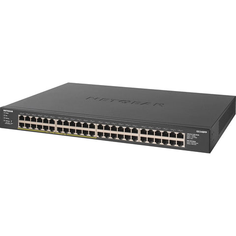 Netgear Switch - Gs348pp - Desktop - Wired - 1gbps - Networking / Ports Qty: 48 - Gigabi