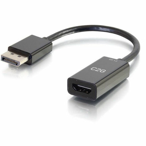 C2g 8in Dp To Hdmi 4k Passive Black