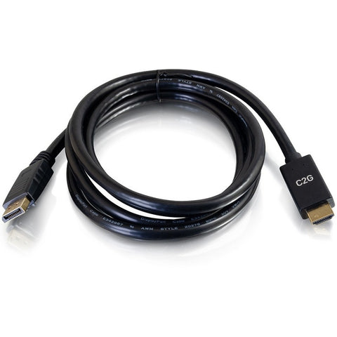C2g 6ft Dp To Hdmi Cable 4k Passive Black