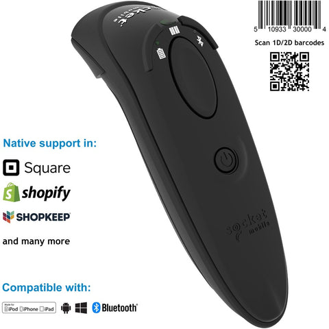 Socket Mobile, Inc. Durascan D740, Performance Barcode Reader, Black