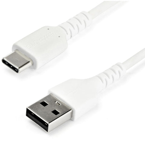 Startech Usb A To Usb C Charging Cable W/ Aramid Fiber Sheltering The Heavy Duty Cord Fro