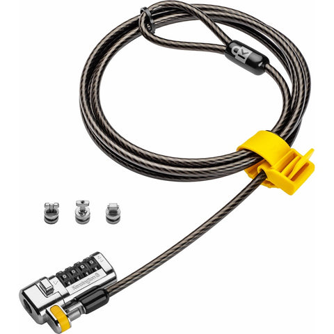 Kensington Computer Clicksafe  Universal Combination Laptop Lock - Master Coded