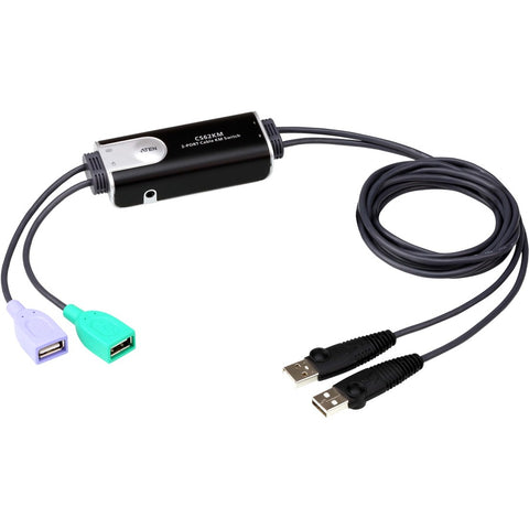 Aten 2-port Usb Boundless Cable Km Switch