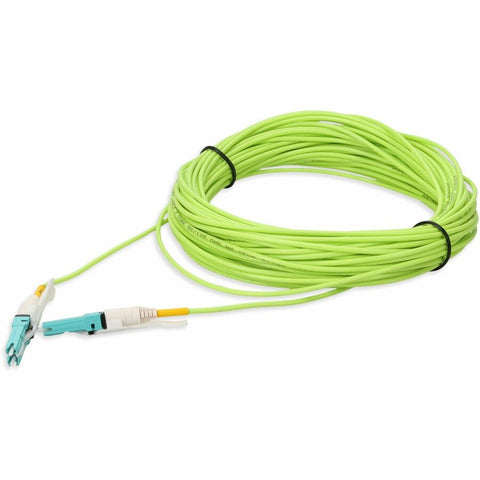 Add-on Addon 15m Cs (male) To Cs (male) Lime Green Om5 Duplex Fiber Patch Cable