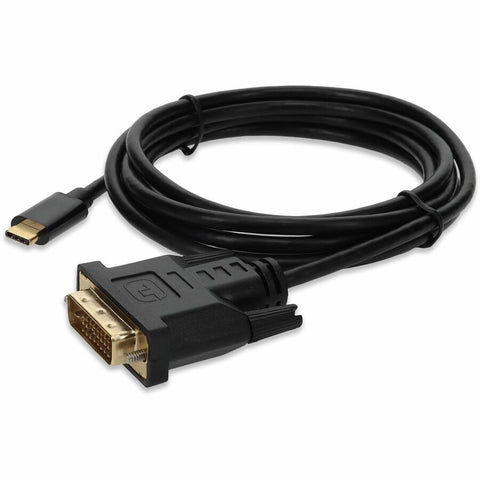 Add-on 6ft Usb To Dvi-d M/m Black Adapter Cbl