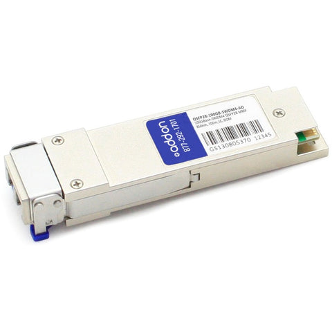 Add-on Addon Msa And Taa Compliant 100gbase-swdm4 Qsfp28 Transceiver (mmf, 850nm, 100m,