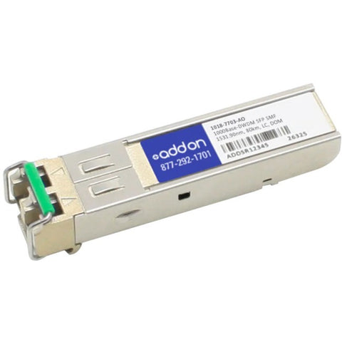 Add-on Addon Optelian 1018-7703 Compatible Taa Compliant 1000base-dwdm 100ghz Sfp Trans