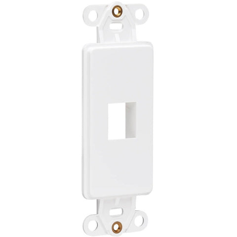Eaton Tripp Lite Series Center Plate Insert, Decora Style - Vertical, 1 Port, Ta