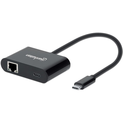 Manhattan - Strategic Usb-c To Gigabit Network Adapter W/ Pd