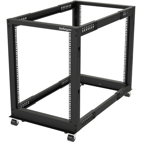 Startech 15u Open Frame Server Rack W/adjustable Mounting Depth Of 22in-40in & 30in Tall