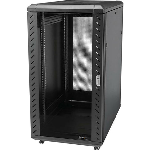 Startech 18u 4 Post Server Rack Cabinet Enclosure Eia/eca 310-e - It/data Rack W/adjustab