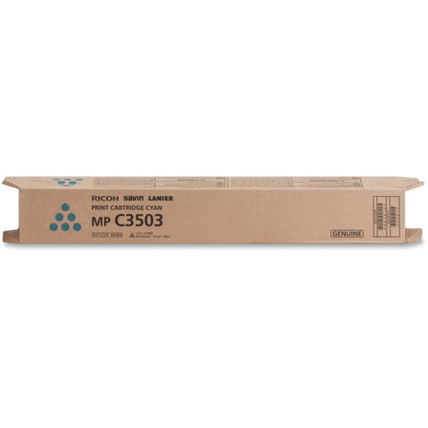 Ricoh Cyan Toner Cartridge For Use In Mpc3003 Mpc3004 Mpc3004ex Mpc3503 Mpc3504