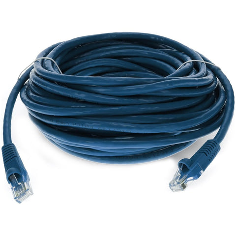 Add-on Addon 20ft Blue Cat 6 Pvc Ethernet Cable Snagless Bubble Boot Rj-45 M/m