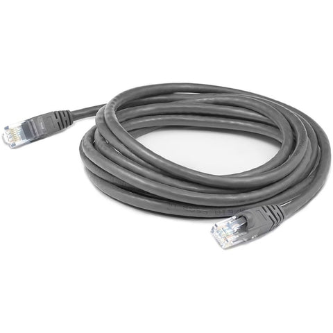 Add-on Addon 7ft Gray Cat 6 Pvc Ethernet Cable Snagless Bubble Boot Rj-45 M/m