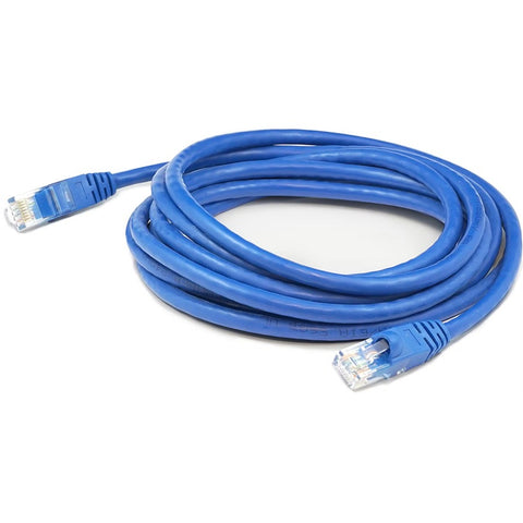 Add-on Addon 1ft Blue Cat 6 Pvc Ethernet Cable Snagless Bubble Boot Rj-45 M/m
