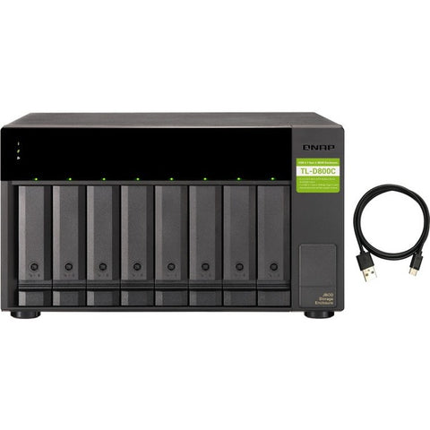 Qnap Inc 8-bay Desktop Usb-c 3.1 Gen2 10gbps Jbod