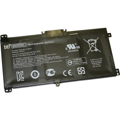 Battery Technology Replacement Battery For Hp Pavilion X360 14-ba, X360 14m-ba, Bk03xl, 916811-855,