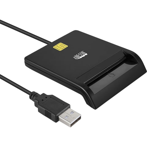 Adesso Innovation Inc Adesso Taa Cac Usb Smart Card Reader, Supports Microsoft Smart Card For Windows