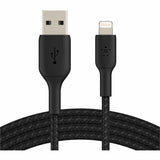 Belkin male to USB male - 6.6 ft - black Lightning/USB Data Transfer Cable for Apple iPad/iPhone/iPod (Lightning)