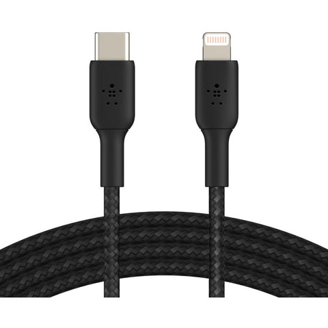 Belkin International Inc Boostcharge Braided Usb-c To Lightning Cable (1m / 3.3ft, Black)