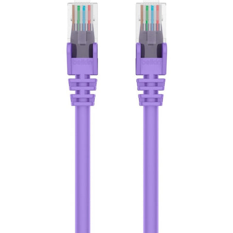 Belkin International Inc Belkin A3l980-15-pur-s - Network Cable - Unshielded Twisted Pair (utp) - Male Le
