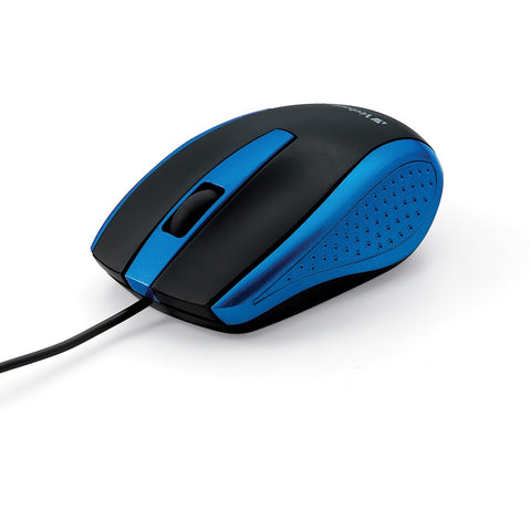 Verbatim Americas Llc Corded Notebook Optical Mouse Blue