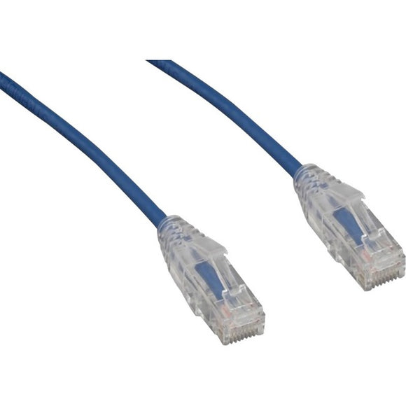 Enet Solutions, Inc. Enet Cat6 Blue 9 Foot Slim 28awg With Clear Snagless Molded Boot (utp) Hq Networ