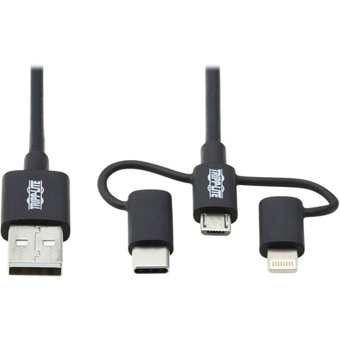 Eaton System Cable - Usb A Left Connector - Male Left Gender - Lightning,usb-c,usb Mic