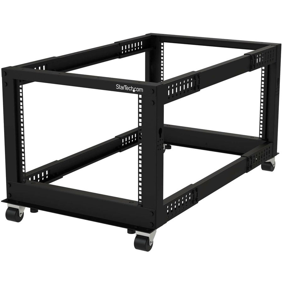 Startech 8u Open Frame Server Rack W/ Adjustable Mounting Depth Of 22in ...