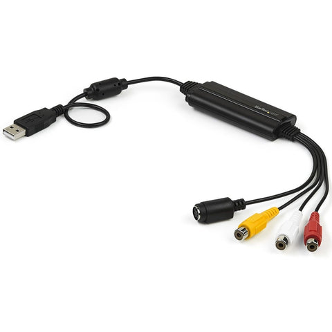 Startech Usb 2.0 Video Capture Adapter Cable Converts Composite/s Video   Rca Audio To Di