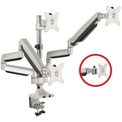 Siig, Inc. Aluminum Gas Spring Full Motion Tilt Swivel Rotate And Height Adjustment Articul