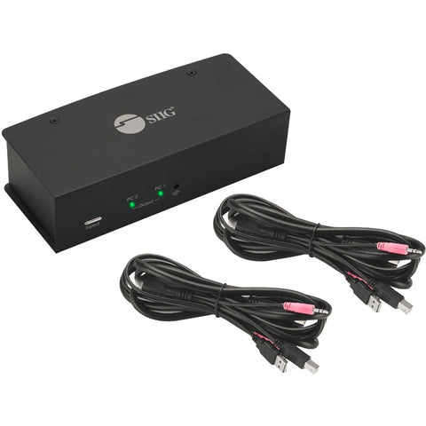 Siig, Inc. Siig 2x1 Dual View Hdmi Kvm Switch 4k