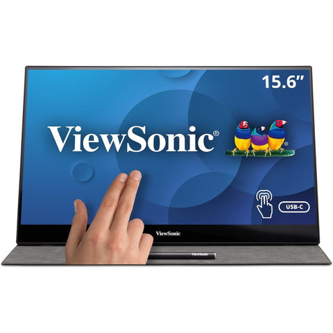 Viewsonic 15.6in Portable Touch Display With Fhd 1080p Resolution,2-way Power With Usb Typ