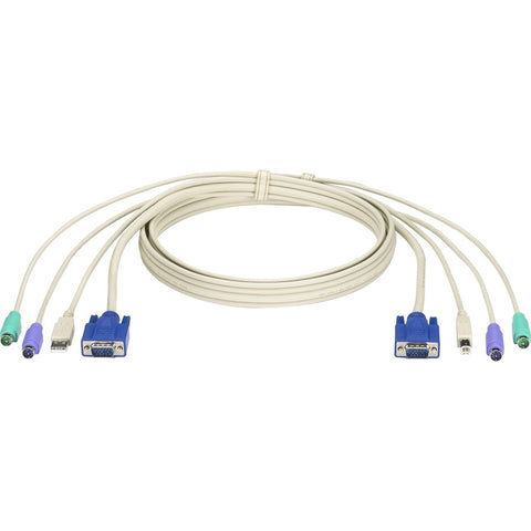 Black Box Kvm Cpu Cable - Dt Pro Series, Vga, Ps/2, 9-ft. (2.7-m)