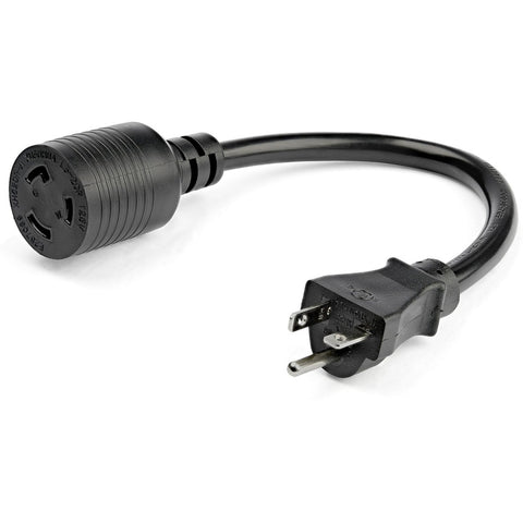 Startech 1 Ft. Power Adapter Cord Features Nema-l5-20r To Nema-5-20p Connectors Providing