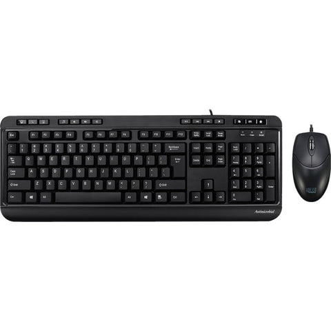 Adesso Innovation Inc Adesso Antimicrobial Multimedia Desktop Keyboard And Optical Mouse Combo Pack