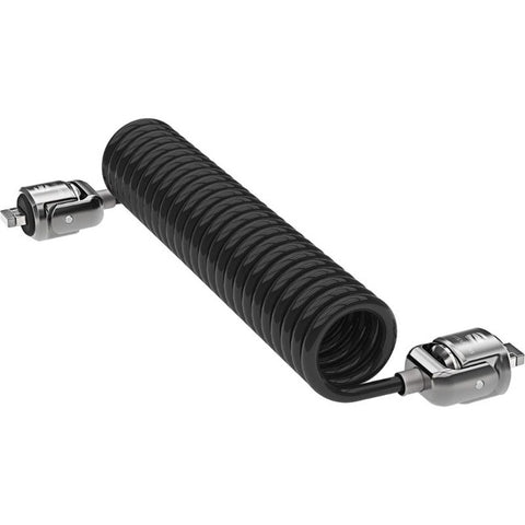Compulocks Brands, Inc. Dual Head Coiled T-bar Security Keyed Cable Lock