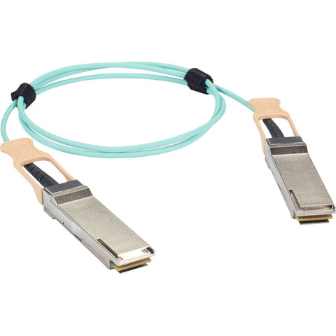 Black Box Qsfp 100-gbps Active Optical Cable (aoc) - Cisco Qsfp-100g-aoc3m Compatible, Aqu